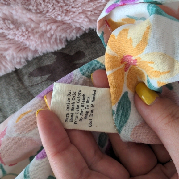 NWT Perch by Blu Pepper Sleeveless Babydoll Tank SZ XL - Picture 6 of 6